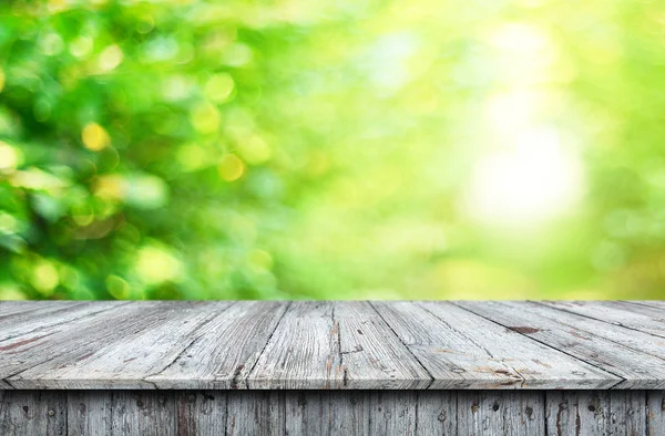 Empty wooden table background — Stock Photo, Image