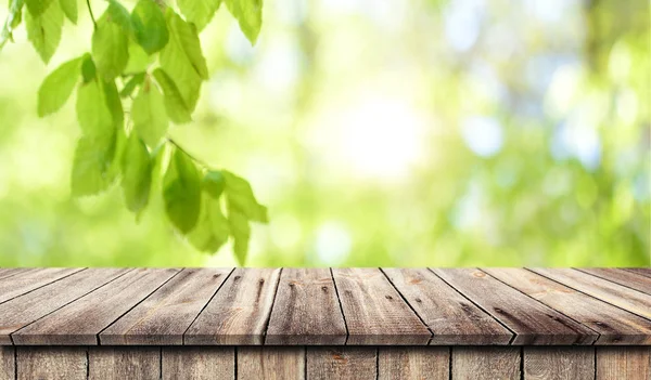 Tom trä bord bakgrund — Stockfoto