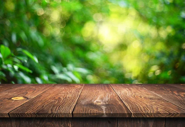 Fondo de mesa de madera vacío — Foto de Stock