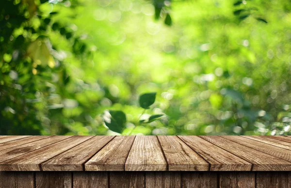 Fond de table en bois vide — Photo