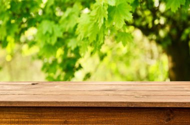 boş tahta masa arkaplanı