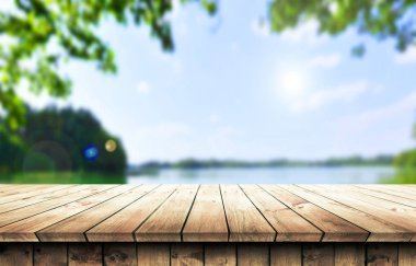 boş tahta masa arkaplanı