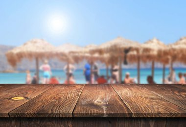 boş tahta masa arkaplanı