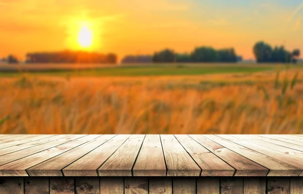 Tom trä bord bakgrund — Stockfoto