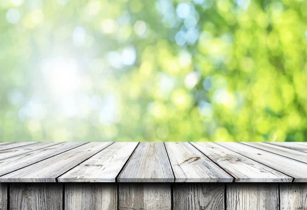 Empty wooden table background — Stock Photo, Image