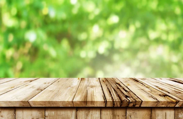 Fondo de mesa de madera vacío — Foto de Stock