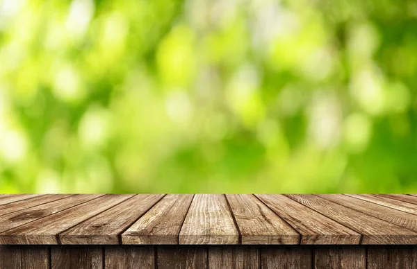 Tom trä bord bakgrund — Stockfoto