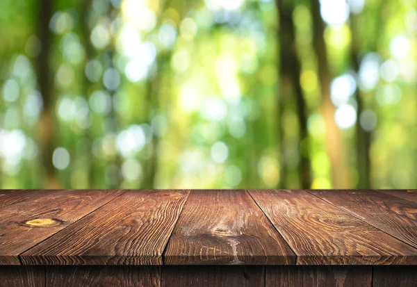 Fondo de mesa de madera vacío —  Fotos de Stock