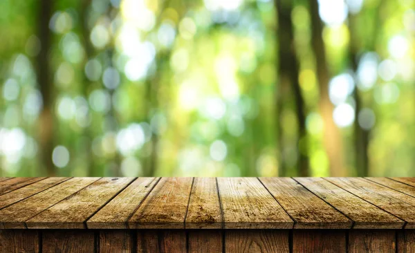 Sfondo tavolo vuoto in legno — Foto Stock