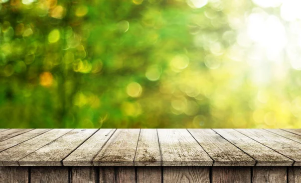 Fond de table en bois vide — Photo