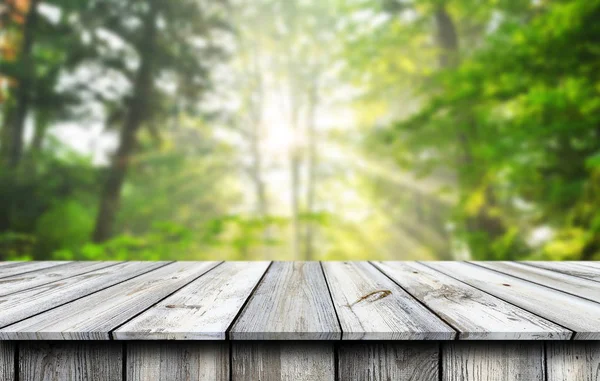 Fond de table en bois vide — Photo