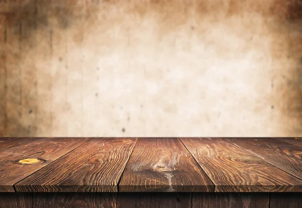 Fondo de mesa de madera vacío — Foto de Stock