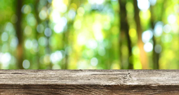 Empty wooden table background — Stock Photo, Image