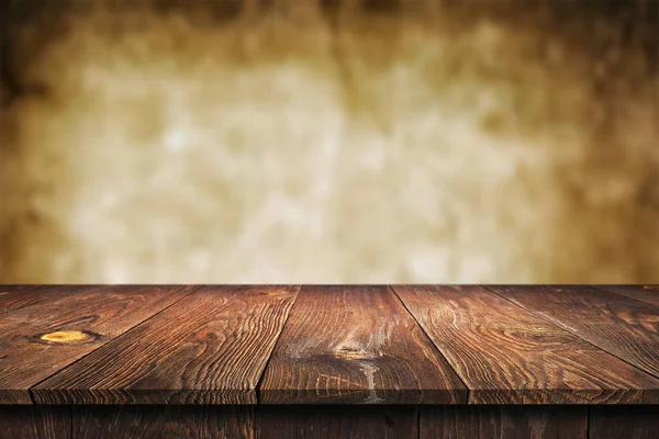 Fond de table en bois vide — Photo