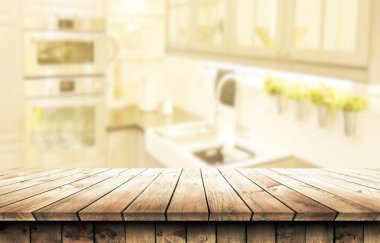 boş tahta masa arkaplanı