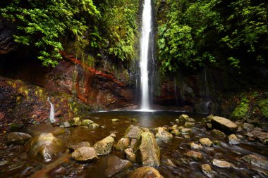 Madeira Adası - 25 fontes şelale peyzaj