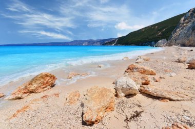 Yunanistan'da Kefalonia adasımanzara
