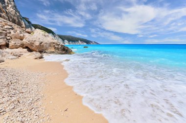 Yunanistan'da Kefalonia adasımanzara