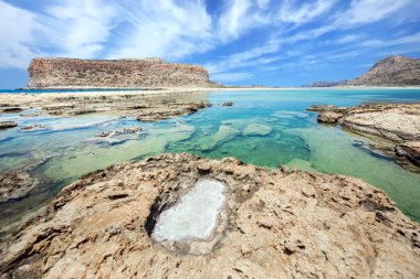 Balos lagün, Crete, Yunanistan