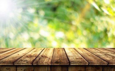 boş tahta masa arkaplanı