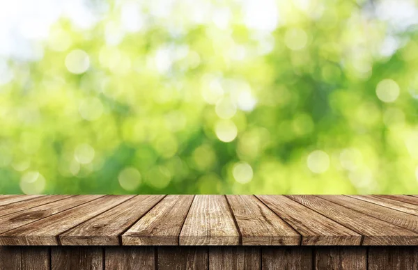 Fond de table en bois vide — Photo