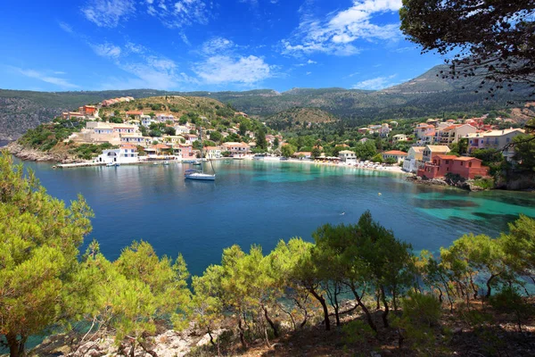 Assos town, Kefalonia, Greece — Stock Photo, Image