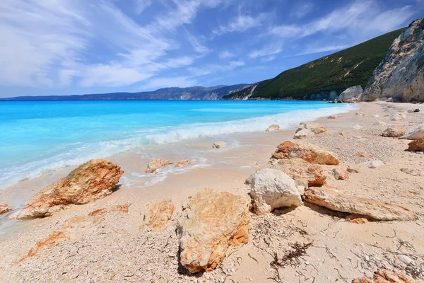 Landschap van het eiland Kefalonia in Griekenland — Stockfoto