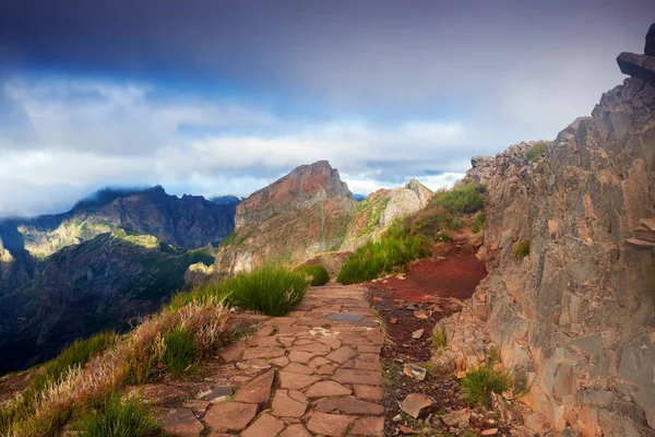 Paisagem das montanhas da ilha da Madeira — Fotografia de Stock
