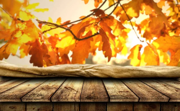 Vieux fond de table en bois vide — Photo