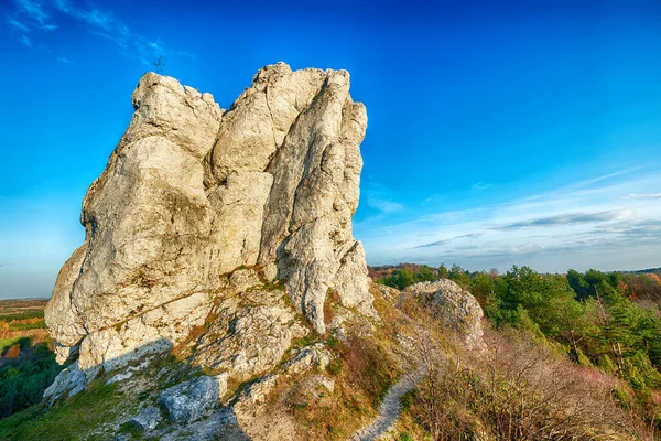 폴란드에 있는 쥐라크 르 코스코 슈테 조우 스카의 풍경 — 스톡 사진