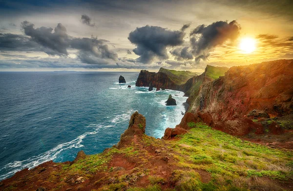 Madeira adasının manzarası - Ponta de sao Lourenco — Stok fotoğraf