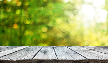 Boş eski tahta masa arkaplanı 