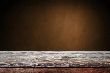 Boş eski tahta masa arkaplanı 
