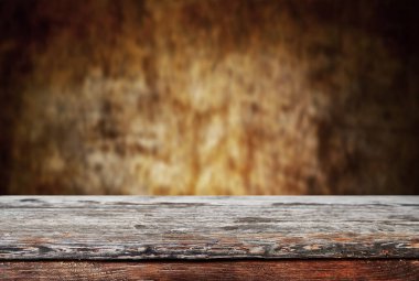 Boş eski tahta masa arkaplanı