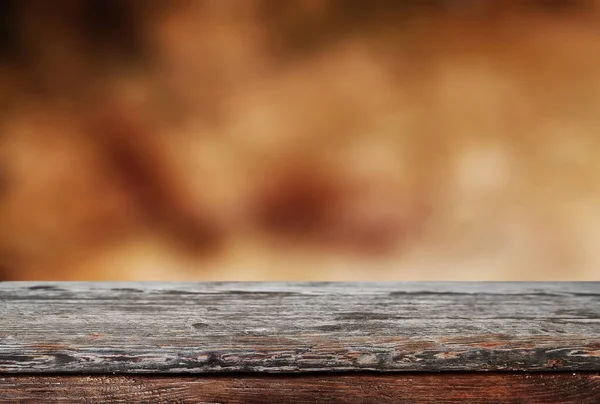 Puste stare drewniane tło stołu — Zdjęcie stockowe