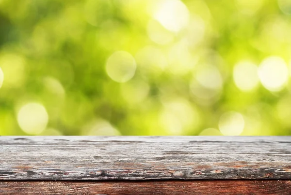 Lege oude houten tafel achtergrond — Stockfoto