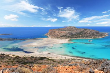 Ünlü Balos Gölü, Girit, Yunanistan