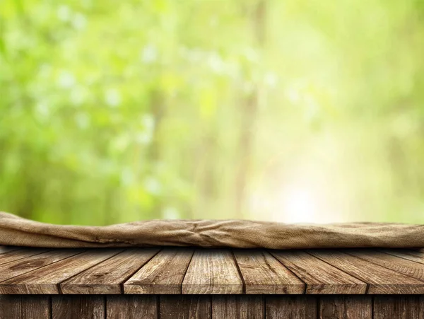Boş tahta masa arkaplanı — Stok fotoğraf
