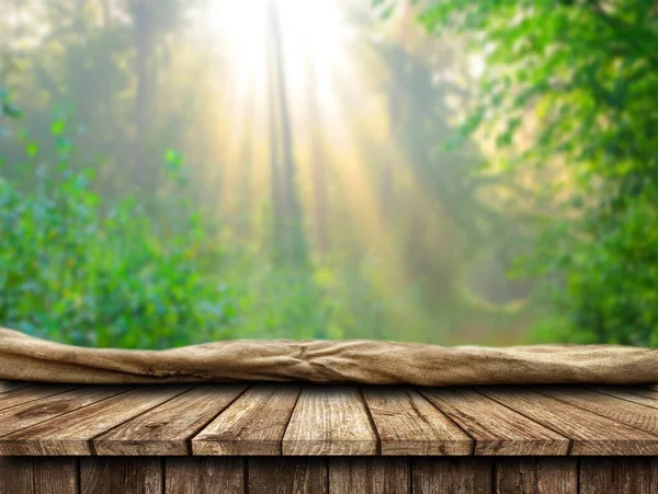 Fondo de mesa de madera vacío —  Fotos de Stock