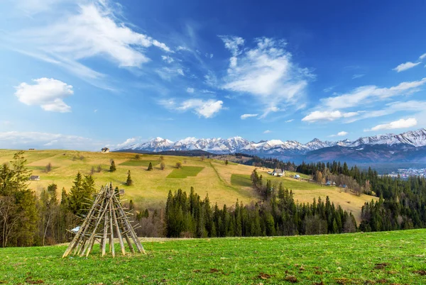 Landscape of Polish mountains Tatry — Stock Photo, Image