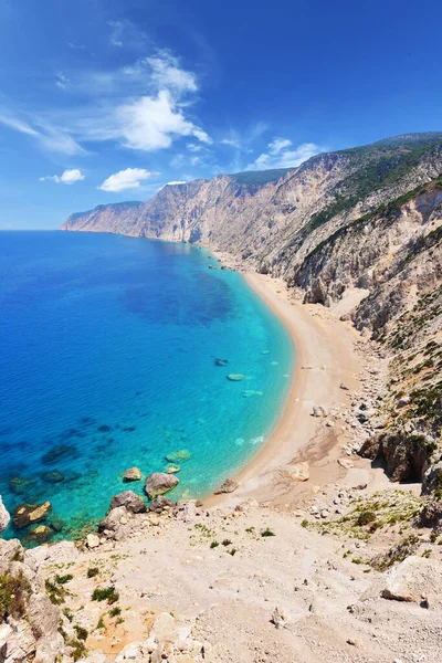 Platia Amos beach, Kefalonia, Greece, — Stock Photo, Image