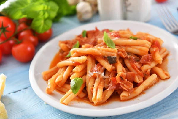 意大利式番茄酱面食 — 图库照片