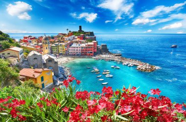 İtalya 'nın ünlü şehri Vernazza