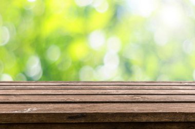 Boş eski tahta masa arkaplanı