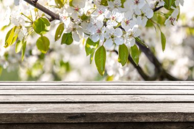 Boş eski tahta masa arkaplanı