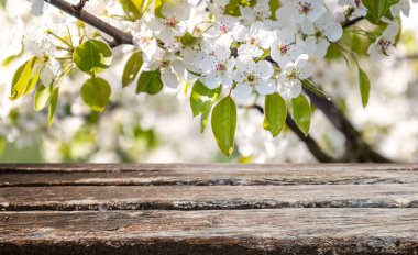 Boş eski tahta masa arkaplanı