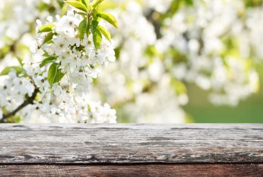 Boş eski tahta masa arkaplanı