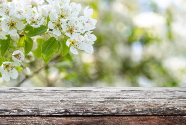 Boş eski tahta masa arkaplanı