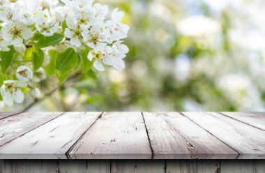 Boş eski tahta masa arkaplanı