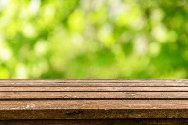 Boş eski tahta masa arkaplanı